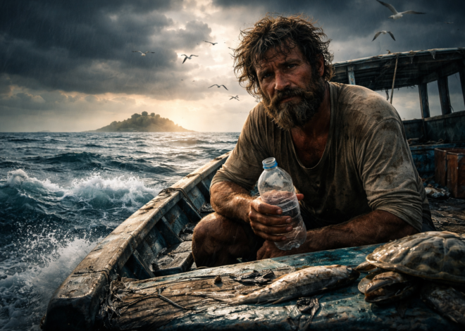 47 días perdido en el mar