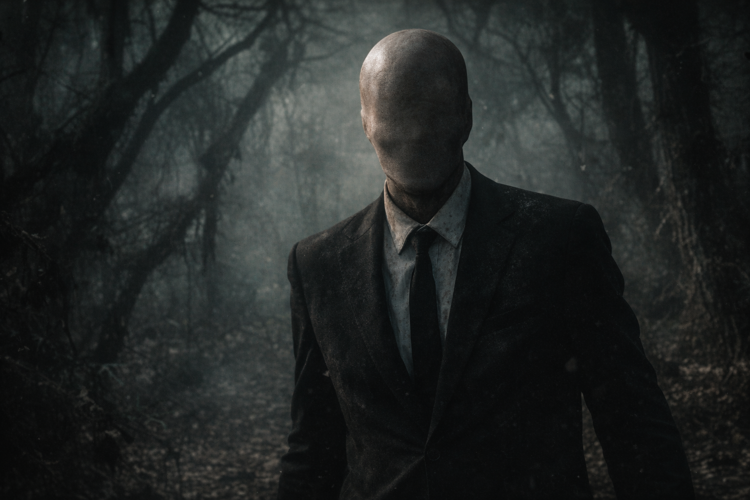 El hombre sin rostro del bosque